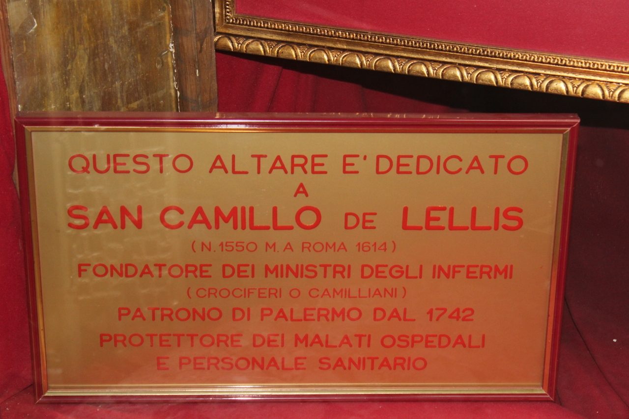 Camillus de Lellis' relics and memorabilia, Palermo - 03.jpg